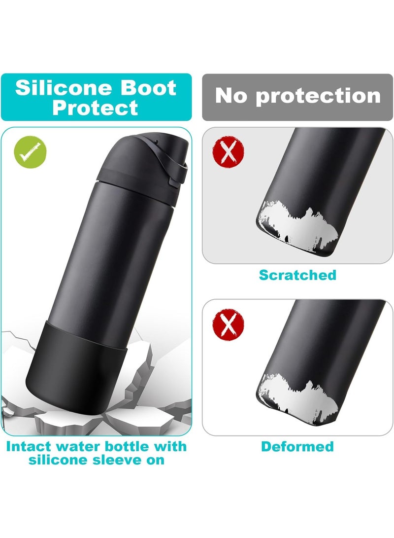 jaexest 2-Pack Silicone Bottle Boot Protector | Anti-Slip, Shock-Absorbing Sleeve for 24oz, 32oz & 40oz Stainless Steel Water Bottles - Image 5